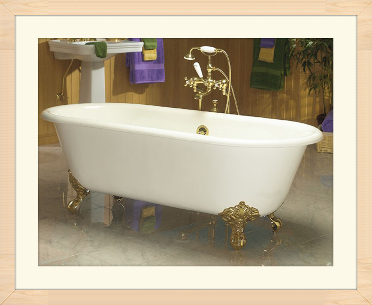 Cast Iron Dual Clawfoot Tub on Monarch Imperial Feet